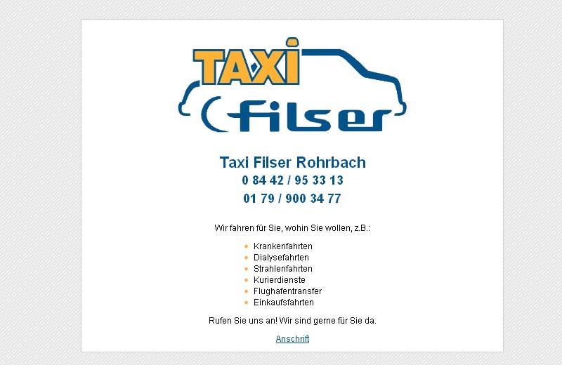 Taxi Filser